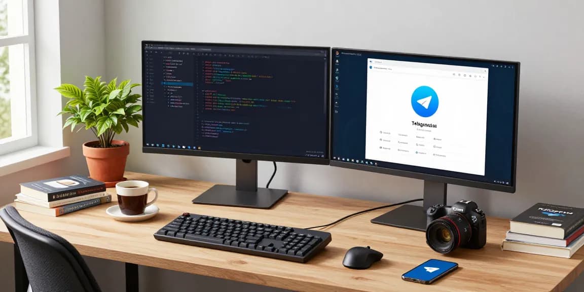 Customize your Telegram Chinese interface in a modern workspace