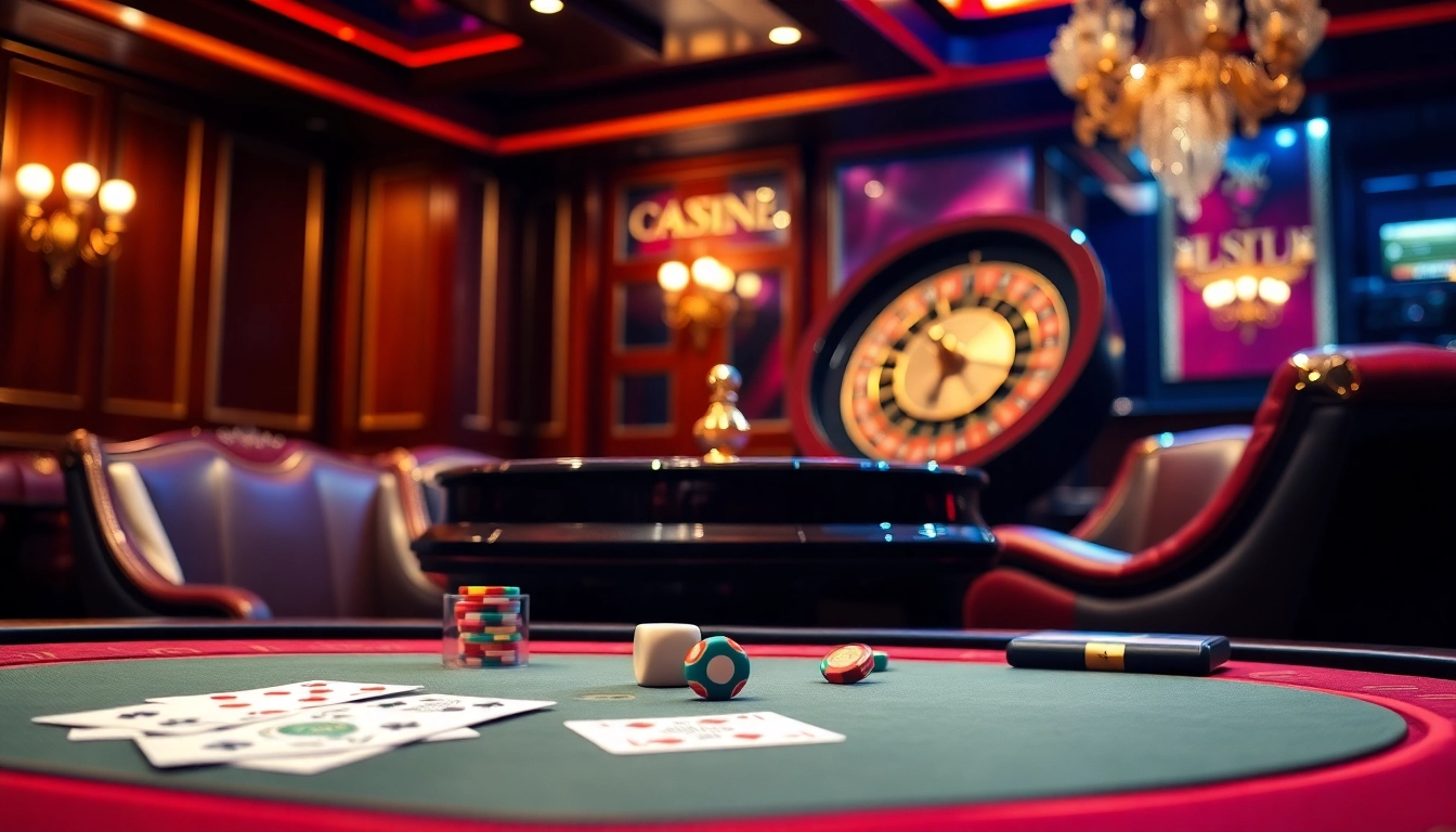 Experience excitement at the gaming table with https://debet13.com/ showcasing vibrant cards and roulette.