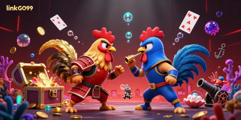 Experience epic battles in the arena with link GO99's thrilling rooster showdown!