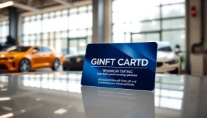 Elevate Your Gift-Giving: The Window Tint Gift Card Experience